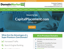 Tablet Screenshot of capitalplacement.com